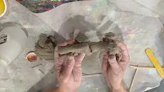 Elementary Clay Crocodile Lesson Coil method