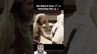 Hazrat Umar & Abu Bakar R.A destroying idols #islamicknowledge #islam #history