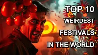 🤡 Top 10 Weirdest Festivals in the World &mdash; From Tomato Wars to Cheese Races | Amazing Facts