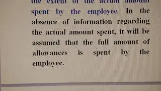 Allowances - Partially exempted & Fully exempted.