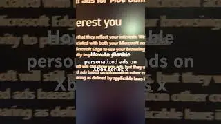 How to disable personalized ads on Xbox series x