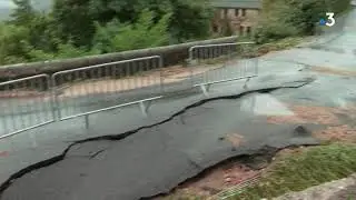 Loz&egrave;re : record de pluie &agrave; Villefort, au Mont Loz&egrave;re et Vialas isol&eacute;e &agrave; cause d'une coul&eacute;e de boue