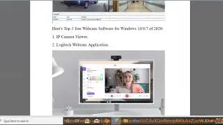 Top 5 free Webcam Software for Windows 10/8/7 of 2020