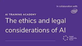 Event Preview: The ethics and legal considerations of AI