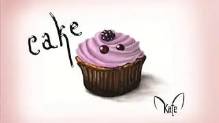 DRAW CAKE/РИСУЕМ КЕКС