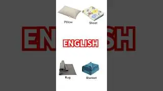 Pillow sheet rug blanket #shorts #английский #english #learnenglish #study #speek #learning