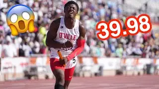 Duncanville 39.98 Top Five ALL-TIME 4x1 At Texas State Meet!