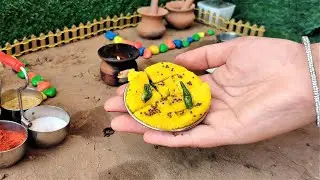 Miniature Dhokla Recipe | Gujarati Dhokla Dish | ढोकला बनाने की विधि | Mini Rasoi