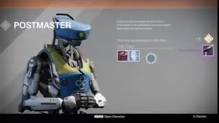 Destiny Decoding Engrams from Postmaster?