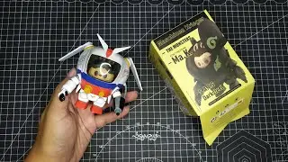 Quick Review POP MART The Monster x How 2 Work x Kow Yokoyama Ma.k painted as Gundam RX 78-2