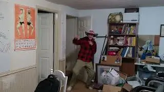 Home Defense Against A Scary Monster #skit #funny #punch #homedefence