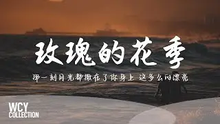 胥睿 - 玫瑰的花季 [那一刻月光都撒在了你身上 这多么的漂亮] 【動態歌詞/pīn yīn gē c&iacute;】