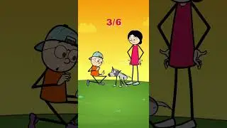Dog behaviour & body language - animal cartoon story  #peepalfarm