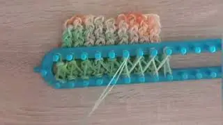 Knitting loom for beginners step by step #knitting_loom #crochet  #knitting  