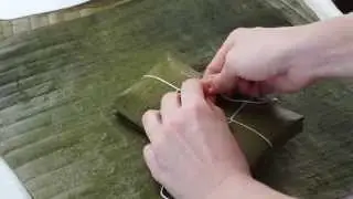 How to wrap Puerto Rican pasteles (paleo, gluten-free)