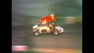 All Star Circuit of Champions Sprints B Main at Fremont Speedway