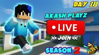 MCFleet NEW SEASON 2 DAY 18🔥| Minecraft LIVE with Friends &ndash; Epic Survival Adventure Begins! #mcfleet