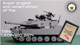 Leopard 2A7+  LEGO Technic Army Tank - SEMBO 207001  Main Battle Tank  (Speed Build, Super Project)