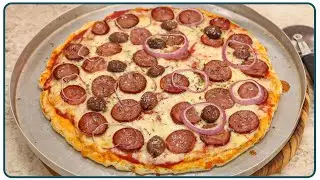 A MELHOR RECEITA DE PIZZA CASEIRA | Nandu Andrade