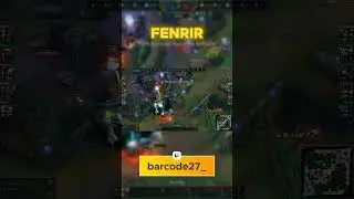Barcode showing how you use Ziggs!  #leagueoflegends#gaming #lol #riotgames