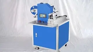 sticker labels applicator semi automatic stand up type wire labeller etiquetadora de cables