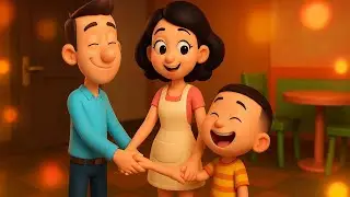 Epi 1 | popo ki story with his father | kids cartoon | playing with neighbor's kid