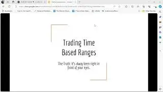 Trading Time Based Ranges: This Is The Truth.