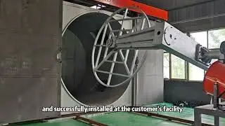 BF-3500CS-Shuttle rotational moulding machine,with straight arm and L arm