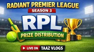 RPL SEASON 3 PRIZE DISTRIBUTION...