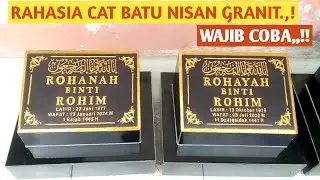 Cat Yang Tahan Lama,,!! Untuk Cat Batu Nisan granit