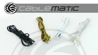 Cable alimentaci&oacute;n con interruptor conector bipolar a bornes blanco 2m distribuido por CABLEMATIC &reg;
