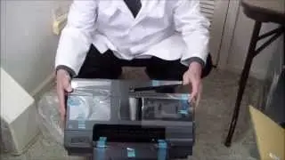 HP Officejet Pro 8610 Распаковка и настройка