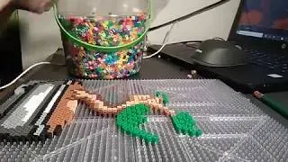 Perler Beads: Standing Bonsai Tree- Timelapse