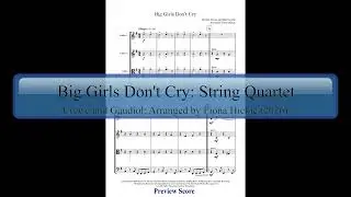 Big Girls Don't Cry: String Quartet