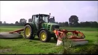 John Deere - Gras maaien - Kuhn maaier-Front maaier - Hulshorst