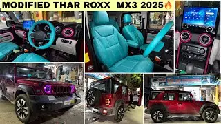 Modified Thar Roxx Accessories 2025 | Thar Roxx 2025 modification 🤩 Roxx modification with Price  😱