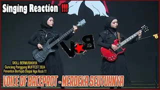 Singing Reaction To V.O.B - PEREMPUAN MERDEKA SEUTUHNYA Goncang Panggung MUFFEST 2024