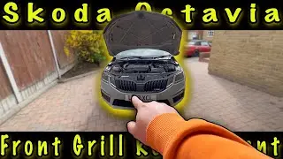Замена передней решетки Skoda Octavia MK3 vRS - Skoda Octavia RS 2.0 TSI 2018