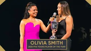 Премия PFA 2025 | Оливия Смит о получении награды &laquo;Лучший молодой игрок года&raquo; по версии PFA 🏆