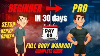 Full Body Workout for Beginners | Gym Basics and Weekly Workout Split | Urdu/Hindi