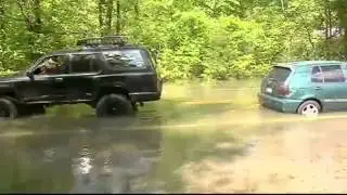 Boy Scout Road Traps Unprepared Drivers