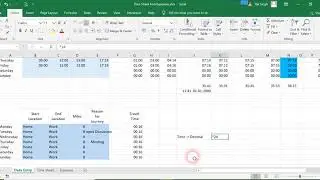 14. Calculating Time Out Of House Using Travel Time | MS - Excel Tutorial