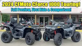 ALL NEW 2024 CFMoto CForce 1000 Touring - Better than the CForce 1000 Overland? First Ride & Review!
