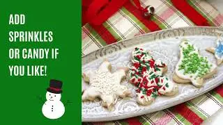 Perfect Free Vegan Sugar Cookies - They hold their shape!