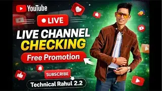 🛑 Live channel checking and promotion so join you