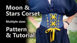 Make a Fantasy Corset with Moon & Star Designs &ndash; DIY PDF Leather Pattern