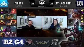 Cloud 9 vs Evil Geniuses - Game 4 | Round 2 PlayOffs S10 LCS Spring 2020 | C9 vs EG G4