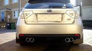 Subaru Impreza STI 2008 2009 PPP Prodrive Exhaust and deresonated center section