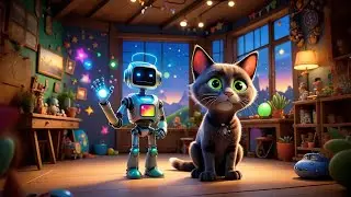 Ricky Robot Points to the Sky | Kids Educational Song | Nursery Rhymes and Baby Songs
