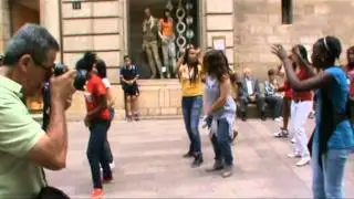 Flashmob de la Xarxa de Centres Oberts i Ciberaules de Lleida